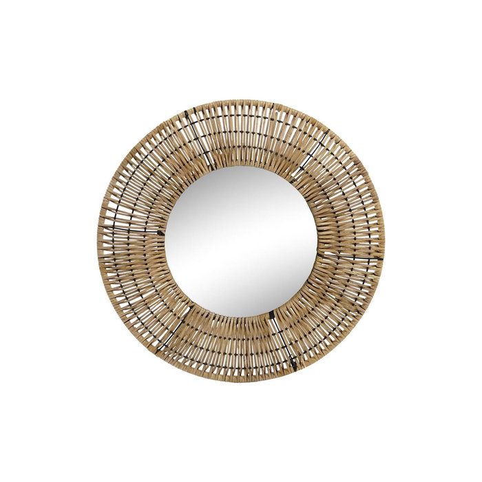 Miroir mural DKD Home Decor Marron Naturel Urbaine 60 x 6 x 60 cm Miroir mural DKD Home Decor Marron Naturel Urbaine 60 x 6 x 60 cm