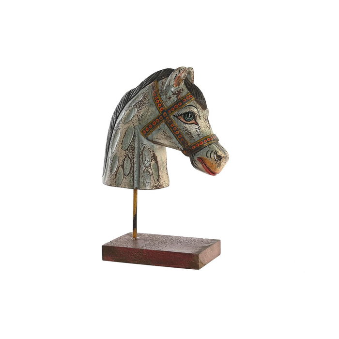Figurine Décorative DKD Home Decor Cheval Fer Bois de manguier (24 x 12 x 35 cm) Figurine Décorative DKD Home Decor Cheval Fer Bois de manguier (24 x 12 x 35 cm)