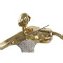 DKD Home Decor Figurine Décorative Ballerine Doré Romantique (3 Unités)