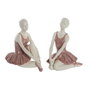 DKD Home Decor Figurine Décorative Danseuse Classique Romantique (Lot de 2)
