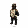 DKD Home Decor Figurine Décorative Gorille Blanc et Noir