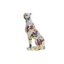 DKD Home Decor Figurine Décorative Léopard Moderne Blanc Multicouleur 16 x 8 x 25 cm
