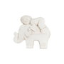 DKD Home Decor Figurine Décorative Éléphant Oriental Blanc