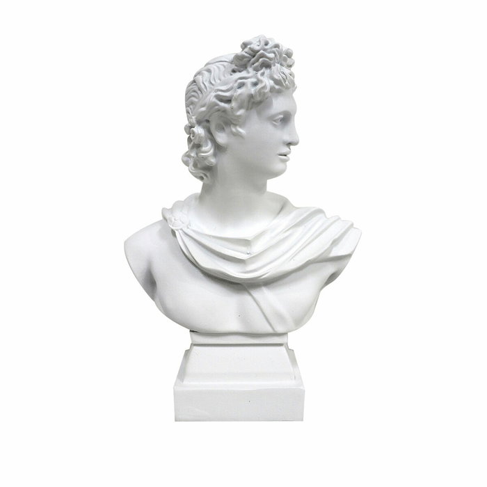 DKD Home Decor Figurine Décorative Apollo Blanc Néoclassique DKD Home Decor Figurine Décorative Apollo Blanc Néoclassique