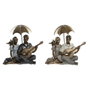 DKD Home Decor Figurine Décorative Couple Multicouleur (2 Unités)