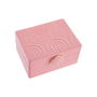 Boîte à bijoux DKD Home Decor Rose Bois MDF 23 x 17 x 10 cm