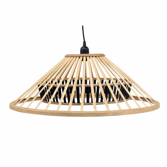 Suspension DKD Home Decor Marron Bambou 50 W (60 x 60 x 21 cm) Suspension DKD Home Decor Marron Bambou 50 W (60 x 60 x 21 cm)