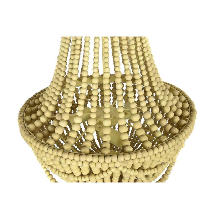 Suspension DKD Home Decor Métal Marron Jaune 40 W Bois MDF (40 x 40 x 60 cm) Suspension DKD Home Decor Métal Marron Jaune 40 W Bois MDF (40 x 40 x 60 cm)