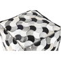 Pouf DKD Home Decor Blanc Noir 45 x 45 x 40 cm