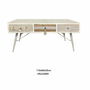 Table Basse DKD Home Decor Sapin Coton (110 x 60 x 50 cm)