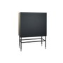 DKD Home Decor Buffet Résine Os Bois MDF Blanc Noir Gris