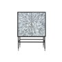 DKD Home Decor Buffet Résine Os Bois MDF Blanc Noir Gris