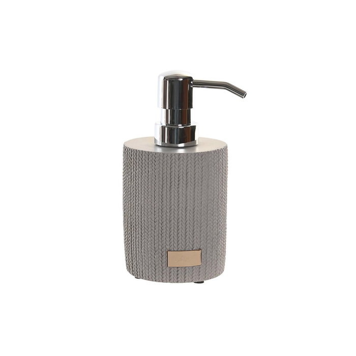 Distributeur de Savon DKD Home Decor Gris Ciment polypropylène Distributeur de Savon DKD Home Decor Gris Ciment polypropylène
