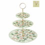 Coupe à fruits DKD Home Decor Vert Beige Métal Porcelaine Traditionnel 27 x 27 x 34 cm