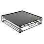 Organisateur de capsules de café DKD Home Decor 28,7 x 32 x 7 cm Noir Métal
