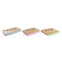 Plateau à fromages DKD Home Decor Bambou Acier inoxydable 33,5 x 24 x 2 cm (3 Unités)