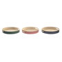 Plateau DKD Home Decor 38 x 38 x 5,5 cm (3 Pièces)