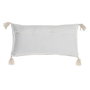 Coussin DKD Home Decor 60 x 10 x 30 cm Beige Bleu Arabe Frange