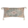 Coussin DKD Home Decor 60 x 10 x 30 cm Beige Bleu Arabe Frange