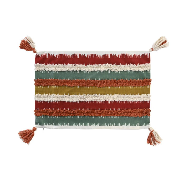 Housse de coussin DKD Home Decor 60 x 1 x 40 cm Rayures Multicouleur Housse de coussin DKD Home Decor 60 x 1 x 40 cm Rayures Multicouleur