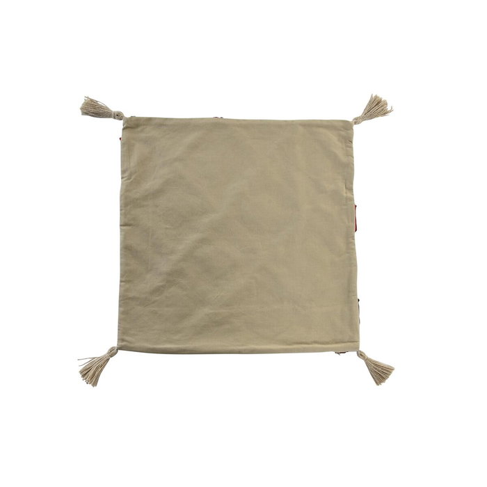 Housse de coussin DKD Home Decor Multicouleur Frange 50 x 1 x 50 cm