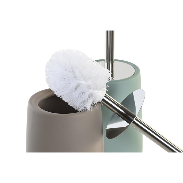 Brosse de salle de wc DKD Home Decor 11 x 11 x 41 cm Beige Acier inoxydable Vert Dolomite (2 Unités) Brosse de salle de wc DKD Home Decor 11 x 11 x 41 cm Beige Acier inoxydable Vert Dolomite (2 Unités)