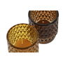 Ensemble de Bougies DKD Home Decor Marron Moutarde (2 Unités)