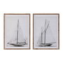 Cadre DKD Home Decor Verre Sapin 60 x 2.5 x 80 cm 60 x 2,5 x 80 cm (2 Unités)