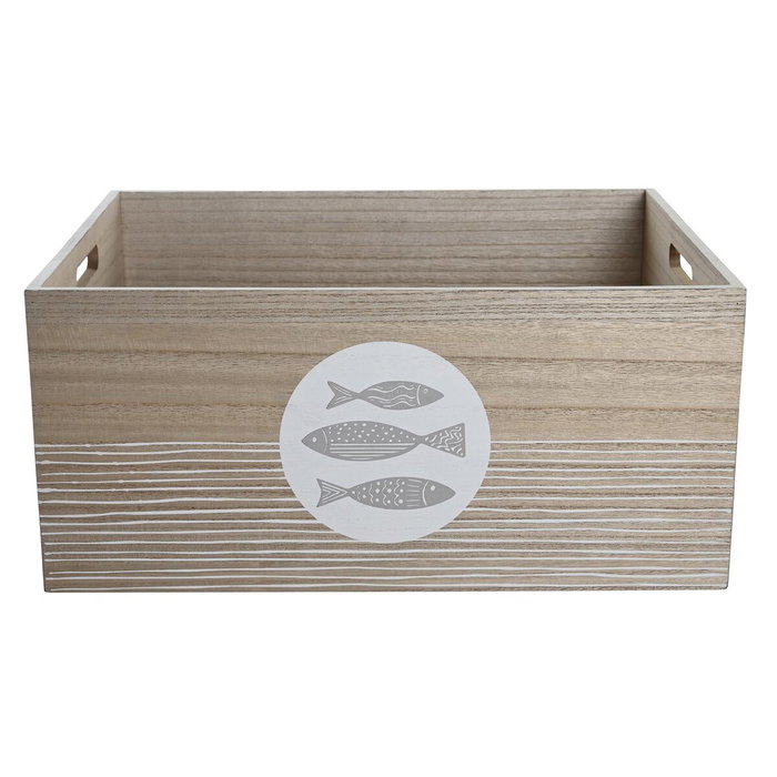 DKD Home Decor Boîte Décorative Spirales Méditerranéen Naturel