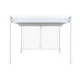 Pergola DKD Home Decor Blanc 296 x 296 x 225 cm Acier