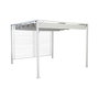 Pergola DKD Home Decor Blanc 296 x 296 x 225 cm Acier