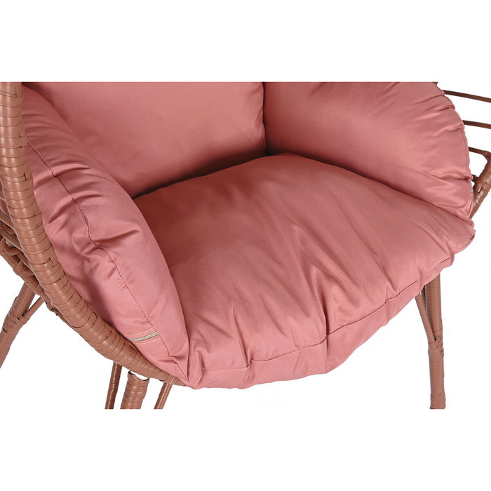 Chaise de jardin DKD Home Decor 90 x 65 x 151 cm Métal Terre cuite rotin synthétique Chaise de jardin DKD Home Decor 90 x 65 x 151 cm Métal Terre cuite rotin synthétique