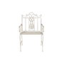 Chaise de jardin DKD Home Decor Blanc Métal 63,5 x 52 x 98 cm