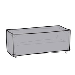 Housse de canapé DKD Home Decor Noir Gris foncé 205 x 80 x 60 cm