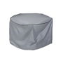Étui de protection DKD Home Decor Table Noir Aluminium Gris foncé (132 x 132 x 75 cm)
