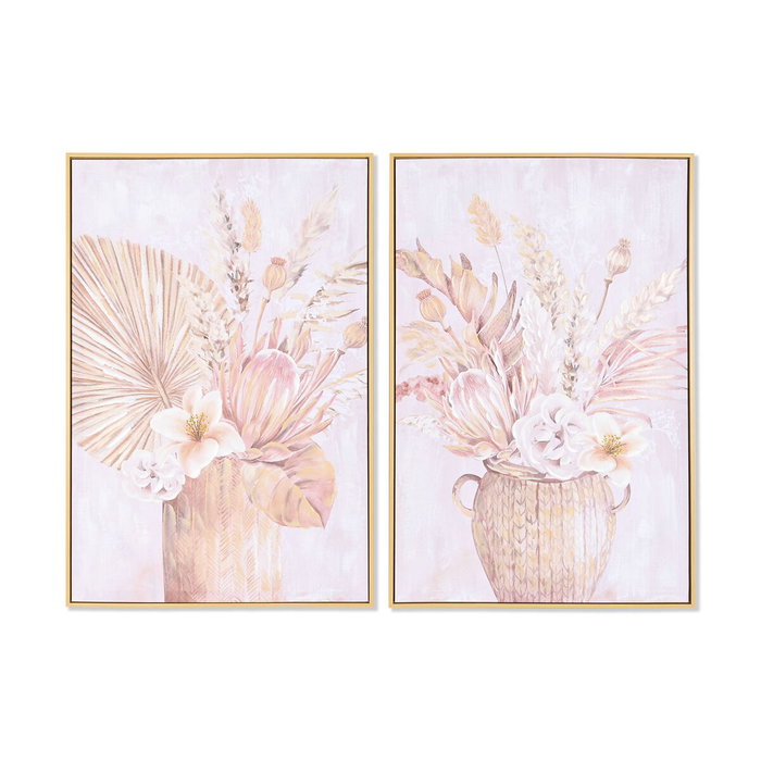 DKD Home Decor Toile Scandinave Vase Beige