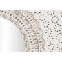 Miroir mural DKD Home Decor Blanc Naturel Indien Décapé 120 x 2,5 x 120 cm