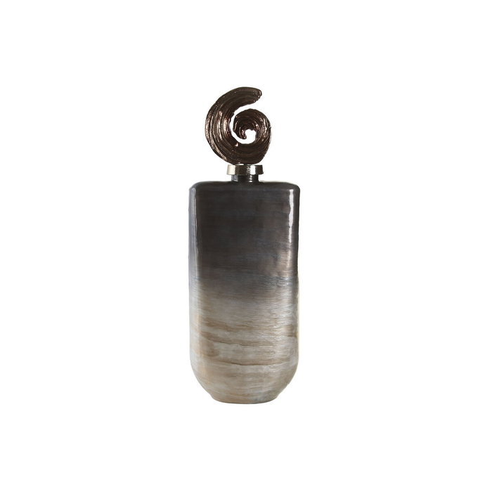 DKD Home Decor Vase Multicouleur Aluminium Verre 19 x 12 x 55 cm DKD Home Decor Vase Multicouleur Aluminium Verre 19 x 12 x 55 cm