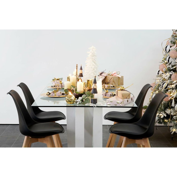 Chaise DKD Home Decor Noir 48 x 55 x 83 cm Chaise DKD Home Decor Noir 48 x 55 x 83 cm