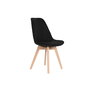 Chaise DKD Home Decor Noir 48 x 56 x 83 cm