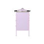Caisson à Tiroirs DKD Home Decor 100 x 68 x 105 cm Métal Moto Rose clair Bois de manguier