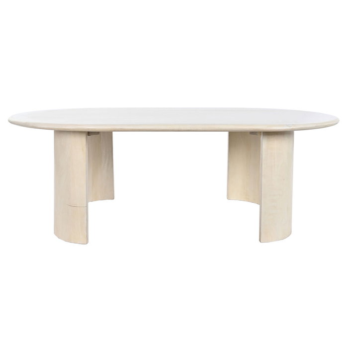 DKD Home Decor Table Basse en Bois de manguier Blanc DKD Home Decor Table Basse en Bois de manguier Blanc