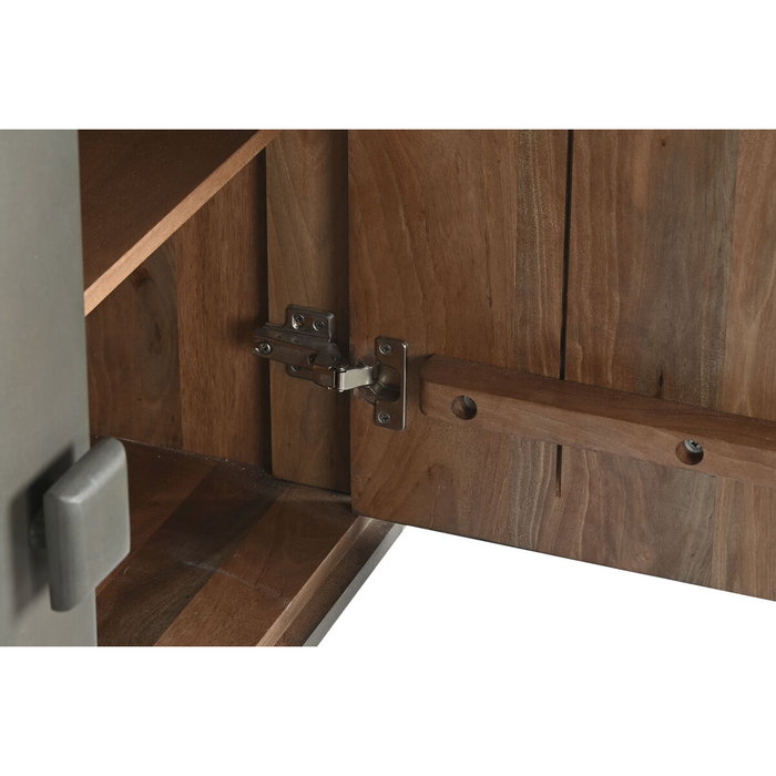 Buffet DKD Home Decor Gris foncé Bois 177 x 38 x 75 cm Buffet DKD Home Decor Gris foncé Bois 177 x 38 x 75 cm