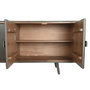 Buffet DKD Home Decor Gris foncé Bois 177 x 38 x 75 cm