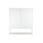 Étagère DKD Home Decor Blanc Noir Métal Bois de manguier 170 x 45 x 200 cm
