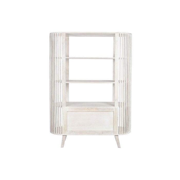 Étagère DKD Home Decor Blanc Bois de manguier 116 x 40 x 160 cm (1) Étagère DKD Home Decor Blanc Bois de manguier 116 x 40 x 160 cm (1)
