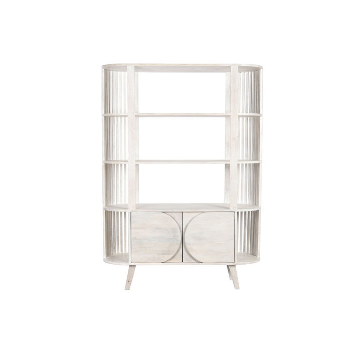 Étagère DKD Home Decor Blanc Bois de manguier 116 x 40 x 160 cm (1) Étagère DKD Home Decor Blanc Bois de manguier 116 x 40 x 160 cm (1)
