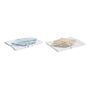 Nappe et serviettes de table DKD Home Decor 150 x 250 x 0,5 cm Bleu Marron Blanc (2 Unités)