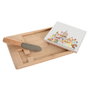 DKD Home Decor Ensemble à apéritif Naturel Rouge Multicouleur Grès Maison Cottage