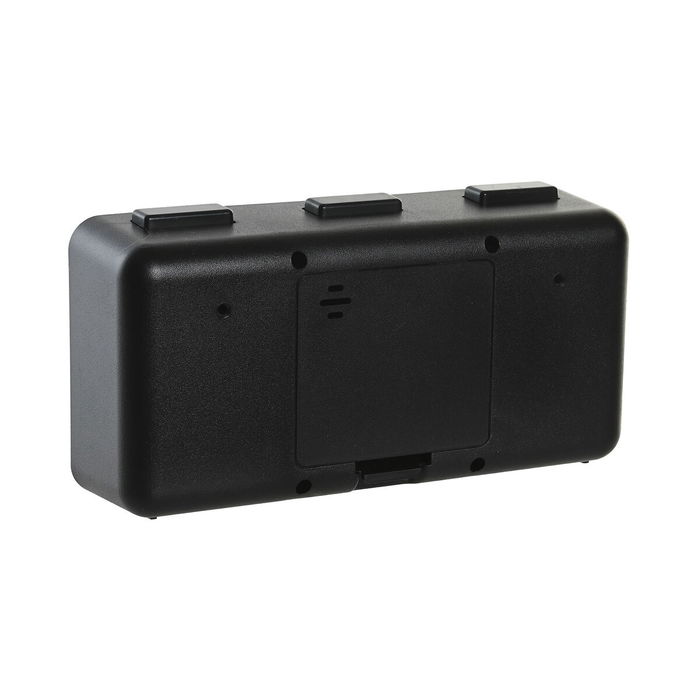 Réveil DKD Home Decor Blanc Noir PVC 17 x 5 x 9 cm (2 Unités)